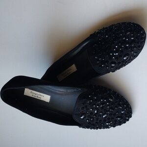 VERA WANG BALLET SHOES BLACK EMBELLISHED  6M